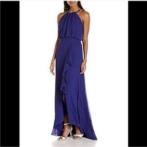 Eliza J Sapphire High Low Gown